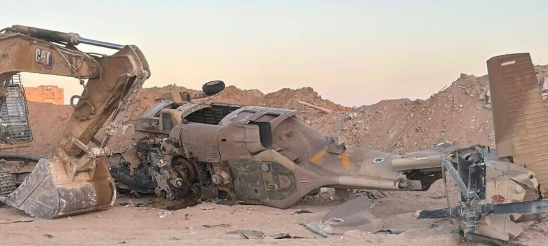 Israel Helicopter Crashes in Rafah, Two Soldiers Killed