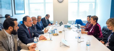 PM Shehbaz Sharif Holds Talks with IMF Chief on Boosting Economic Cooperation