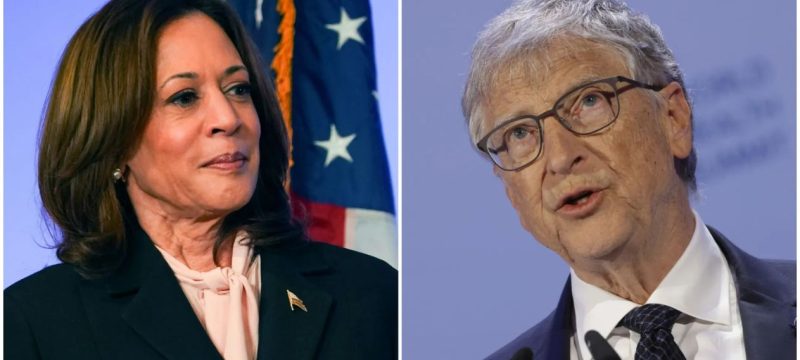 Bill Gates Donates $50 Million to Support Kamala Harris Amid Trump's Rising Poll Numbers