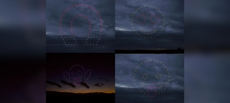 Cancer Survivor Sets Record for Most Emojis Created by Drones