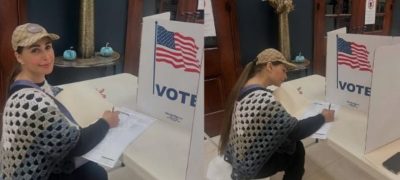 Actress Reema Casts Her Vote in US Presidential Elections