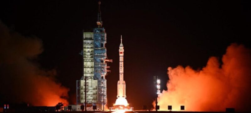 Chinese Astronauts Launch to Conduct Experiments, Including Lunar Brick Research