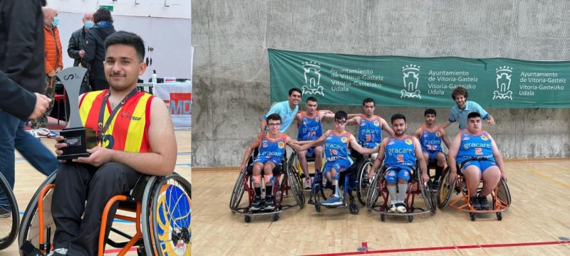 Hamza Makes History as the First Pakistani to Play Wheelchair Basketball in Spain