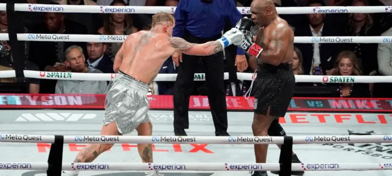 Mike Tyson vs Jake Paul Paul Wins on Points as Tyson Struggles