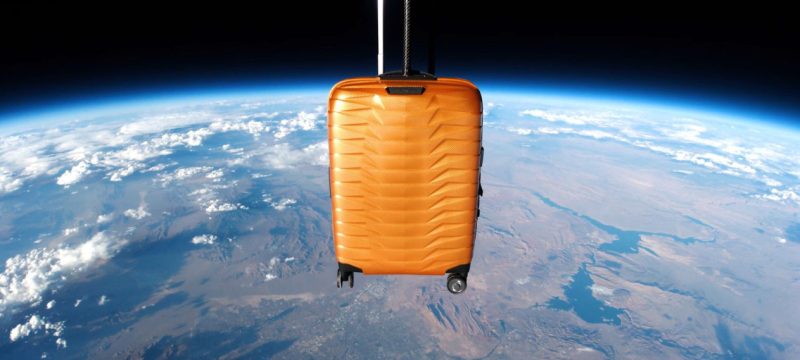 Samsonite Literally Dropped their Suitcase from the Space!