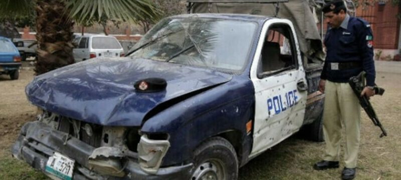 Suicide Bomber Attacks Police Van in Charsadda