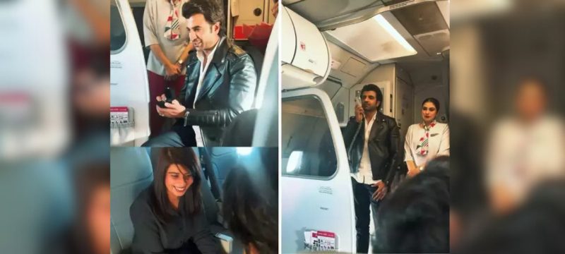 Actor Umer Alam Proposed his Girlfriend During a Flight, and She said ‘Yes’