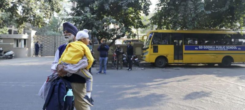 Bomb Hoax Causes Chaos in Over 40 Schools in India's Capital New Delhi