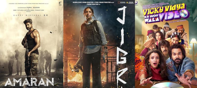 New OTT Releases This Week: Jigra, Vicky Vidya Ka Woh Wala Video, Amaran, and More