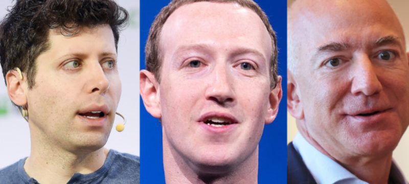 Sam Altman, Jeff Bezos, and Mark Zuckerberg Each Pledge $1 Million to Trump’s Inauguration