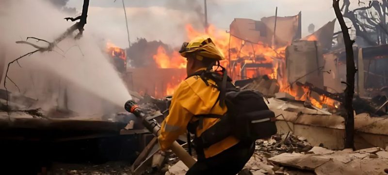 California Wildfires Claim 5 Lives, Threaten Iconic LA Landmarks