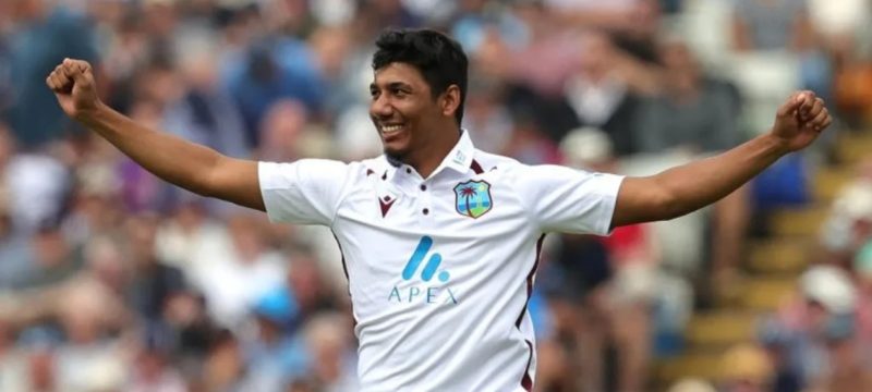 Gudakesh Motie Makes History as First Spinner to Open a Test Match in Over a Century