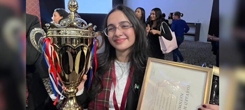 Pakistani Student Rania Honored as Best Delegate at Harvard MUN Dubai