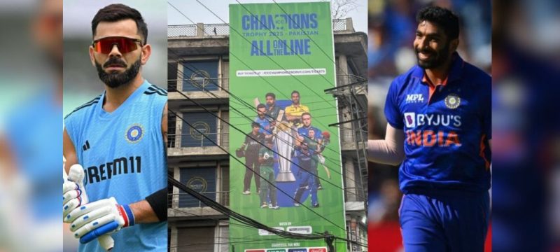 Indian Cricket Stars Virat Kohli & Jasprit Bumrah's Posters Surface in Lahore