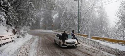 Murree and Galyat Transformed into a Snowy Wonderland