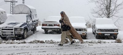 Northern Khyber-Pakhtunkhwa Covered in Snow Amid Intensifying Cold