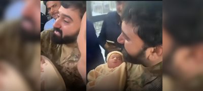 Pakistan Army Officer Major Waqas Adopts Abandoned Baby Girl Found in Graveyard