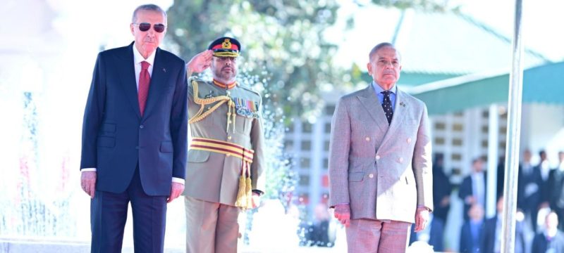 Turkish President Erdogan Receives Guard of Honour at PM House