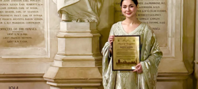 Hania Aamir Honoured at British Parliament for Cultural Contributions