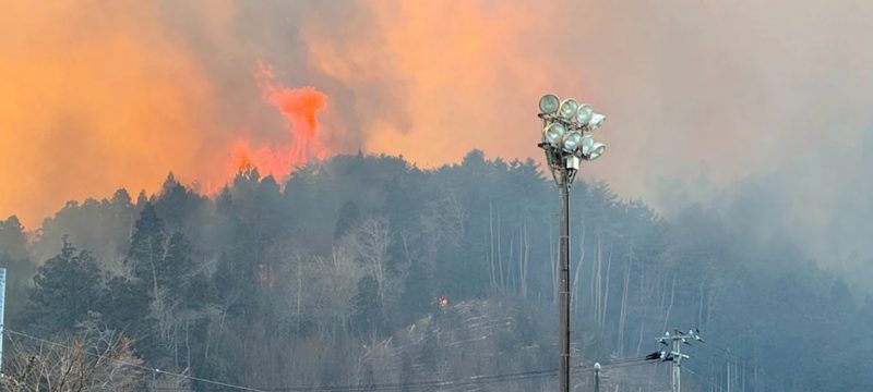 Japan Battles Largest Wildfire in Over Three Decades, Forcing Thousands to Evacuate