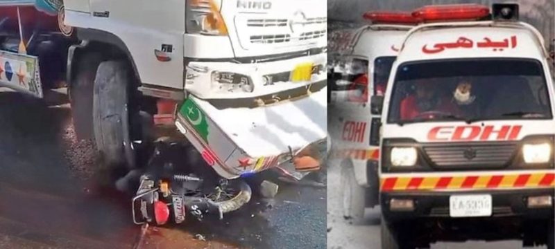 Heartbreaking Tragedy: Reckless Tanker Kills Young Couple & Unborn Child in Karachi