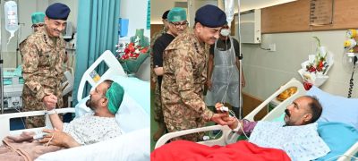 COAS General Asim Munir Visits CMH Rawalpindi, Praises Heroes of Operation Bunyanum Marsoos