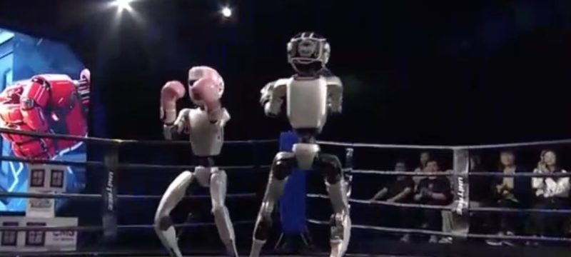 First-Ever Humanoid Robot Fight Stuns the Crowd