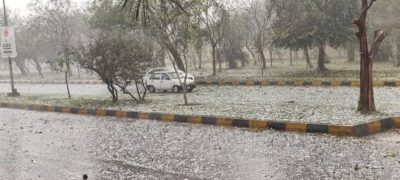 Massive Hailstorm Batters Islamabad Amid Fierce Winds and NDMA Alert