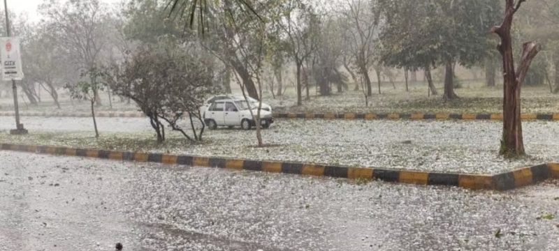Massive Hailstorm Batters Islamabad Amid Fierce Winds and NDMA Alert
