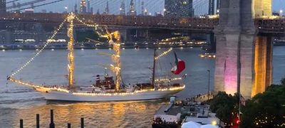 Mexican Navy Ship Slams into Brooklyn Bridge, Injures Over Two Dozen