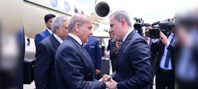 PM Shehbaz Lands in Azerbaijan After Diplomatic Tour of Iran