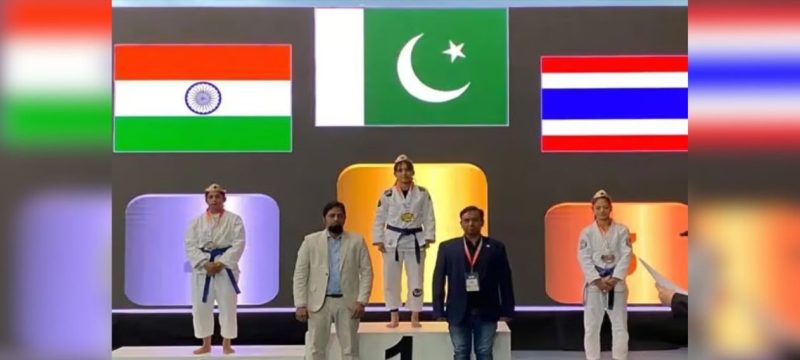 Pakistani Boxer Bano Butt Clinches Gold by Defeating Indian Opponent at Asian Jiu-Jitsu Championship