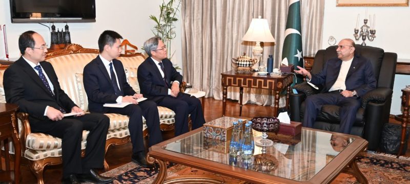 President Zardari, Chinese Envoy Discuss Regional Tensions; Reaffirm “Ironclad” Pakistan-China Ties