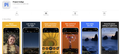 Adobe Unveils Project Indigo Advanced Photography App for iPhone Users