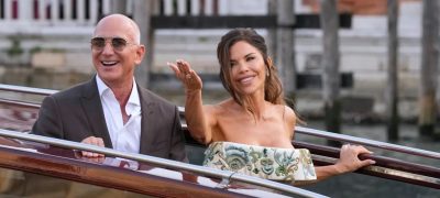 Bezos, Sanchez Kick Off Wedding Festivities in Venice Under Heavy Security