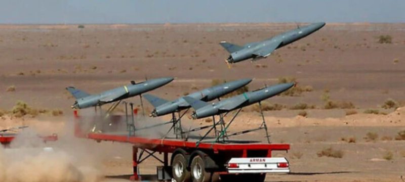 Iran Strikes Back with Drone Barrage After Israeli Air Raids Kill Key Commanders