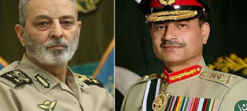 Iranian Military Chief Thanks Field Marshal General Asim Munir for Support Amid Conflict With Israel, US