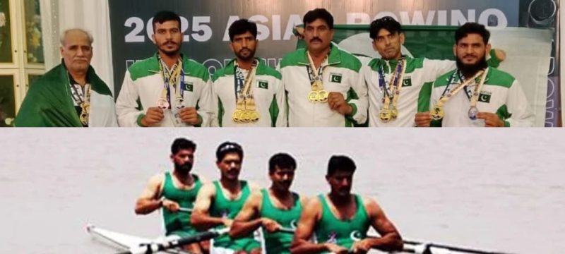 Pakistan’s Rowing Team Makes Waves with Record-Breaking 14 Medals at Asian Championship!