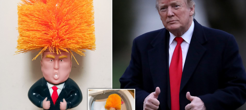 Trump-Inspired Toilet Brush Goes Viral in China Amid Trade Tensions