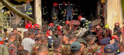 19 Dead as Fighter Jet Crashes Into Dhaka College