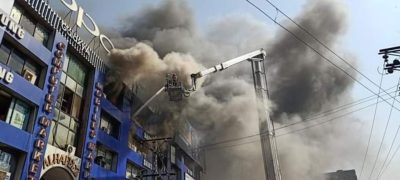 Fire Erupts in Lahore’s Hafeez Center Basement, Sparks Safety Concerns