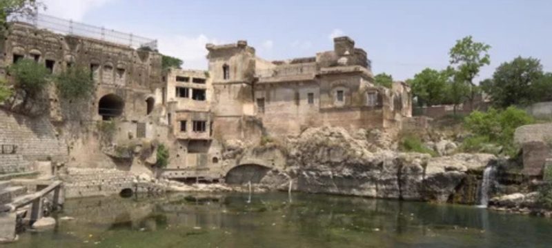 Flooding Hits Centuries-Old Katas Raj Temple in Chakwal Due to Heavy Rains