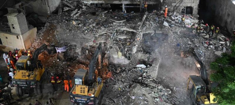 Karachi Building Collapse: Death Toll Rises to 14, Rescue Efforts Continue