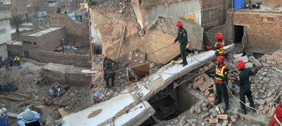 Rescue Operations Underway After Residential Building Collapse Near Historic Lea Market