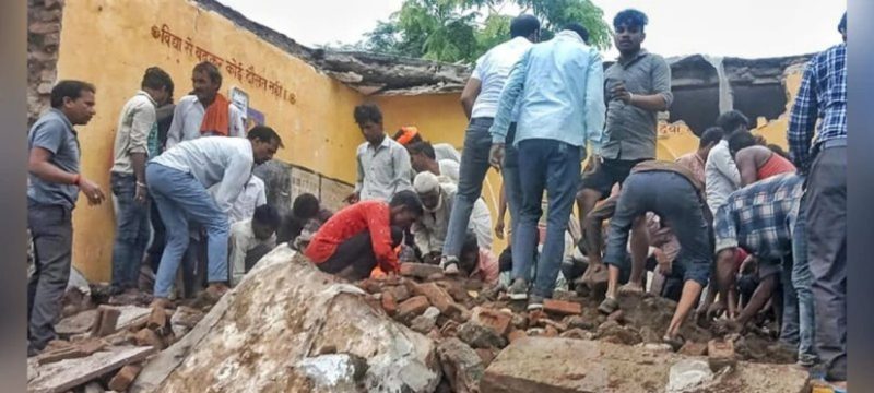 School Roof Collapse in India's Rajasthan Kills Four Children, Many Injured