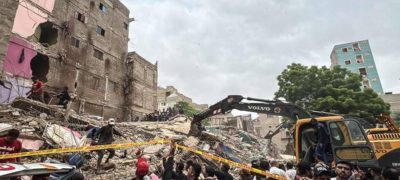 Seven Dead, Dozens Trapped in Karachi Building Collapse