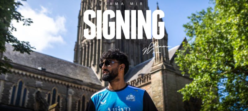 Usama Mir Signs Three-Year Deal with Worcestershire, Pauses International Career