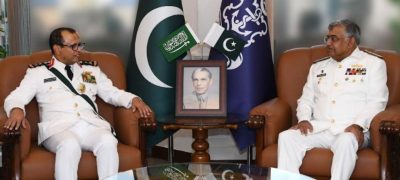Strengthening Bilateral Ties: Saudi Naval Chief Meets Pakistan's CJCSC to Discuss Maritime Security