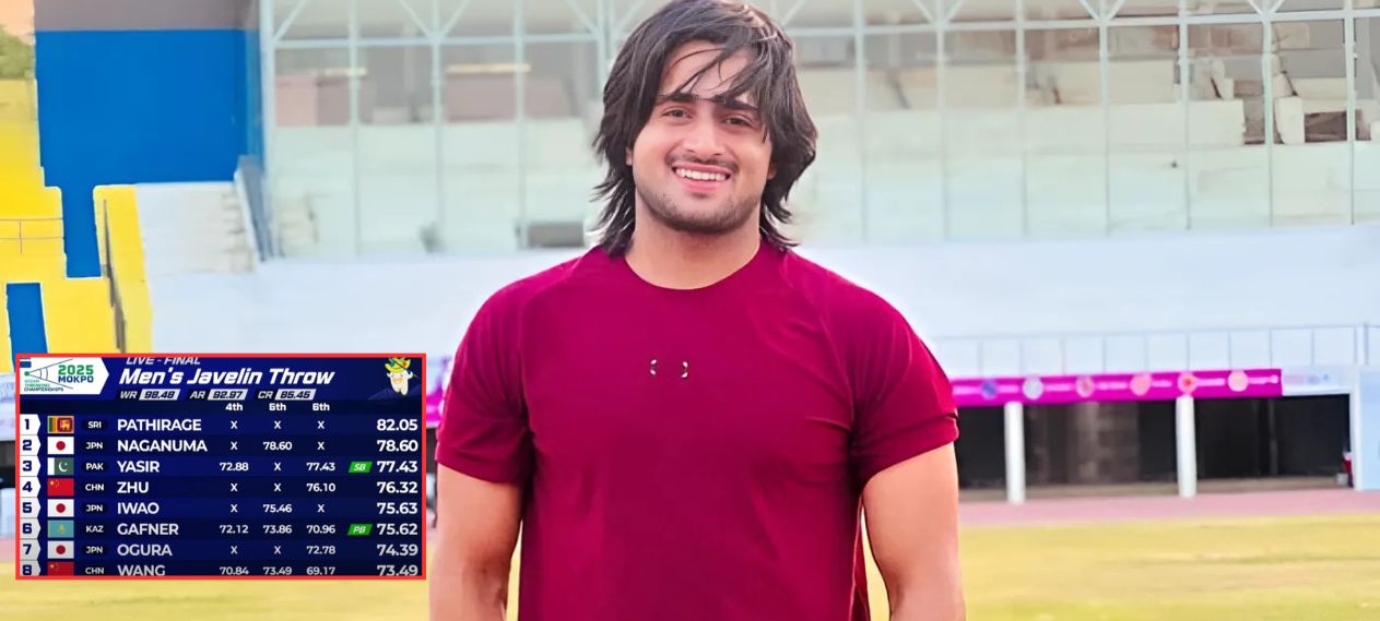 Javelin Thrower Yasir Sultan Wins Bronze at Asian Throwing Championships