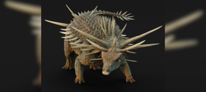 'Jaw-droppingly weird' dinosaur from Morocco was studded with spikes